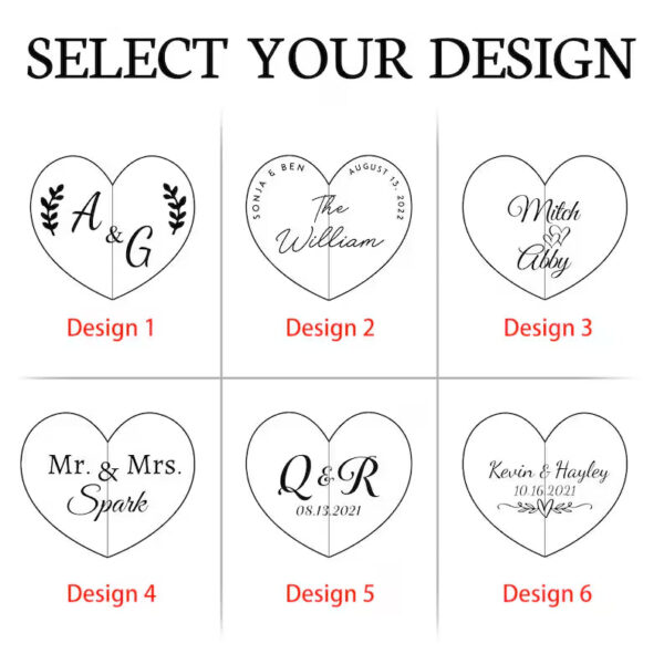 Custom Wooden Ring Box & Gift Couples - Image 2