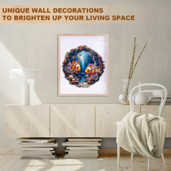 Clownfish Journey Wooden Jigsaw Puzzle - Image 11