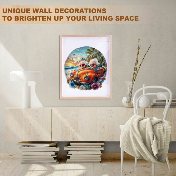 Happy grandma-2 Wooden Jigsaw Puzzle - Image 9