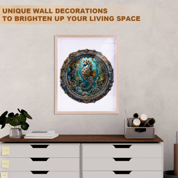 Abyssal seahorse Wooden Jigsaw Puzzle - Image 10