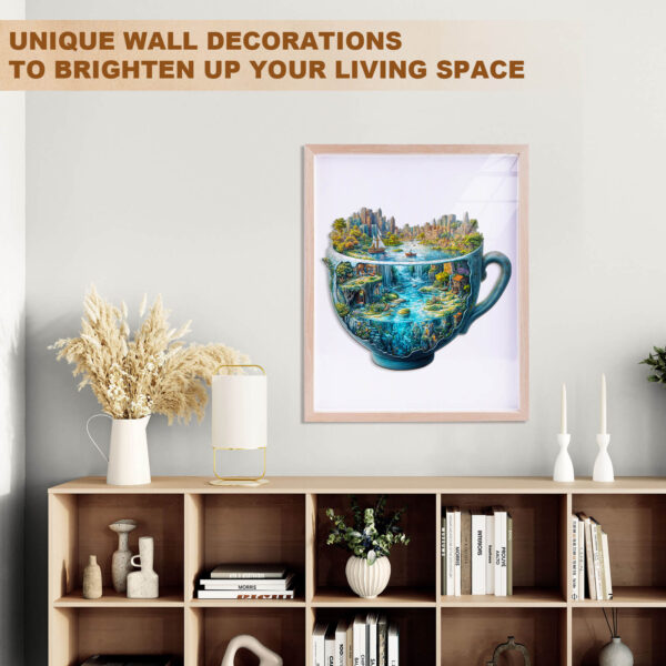Urban Forest Cup Wooden Jigsaw Puzzle - Image 10