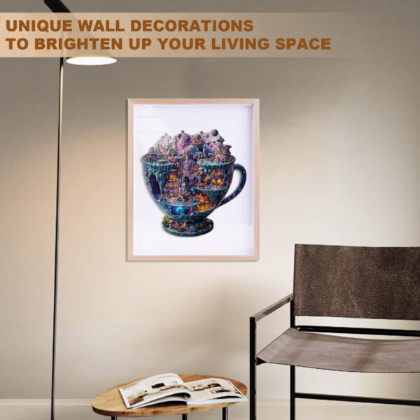 Interstellar City Wooden Jigsaw Puzzle - Image 11