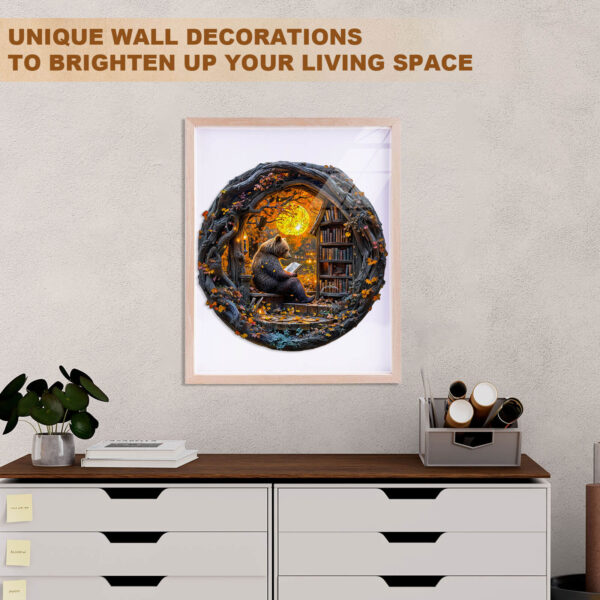 Reading bear Wooden Jigsaw Puzzle - Image 12