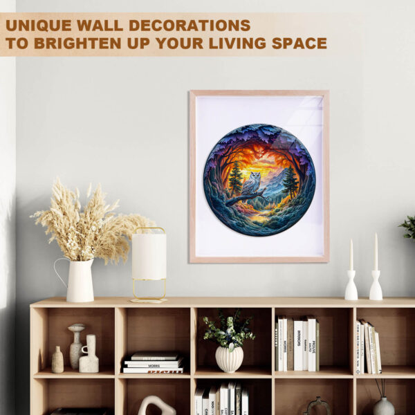Serene Watcher  Wooden Jigsaw Puzzle - Image 11