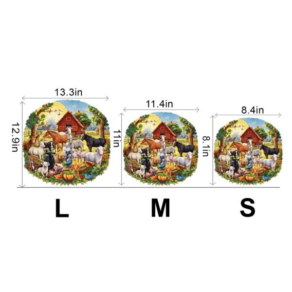 Fun Farm Wooden Jigsaw Puzzle - Image 3