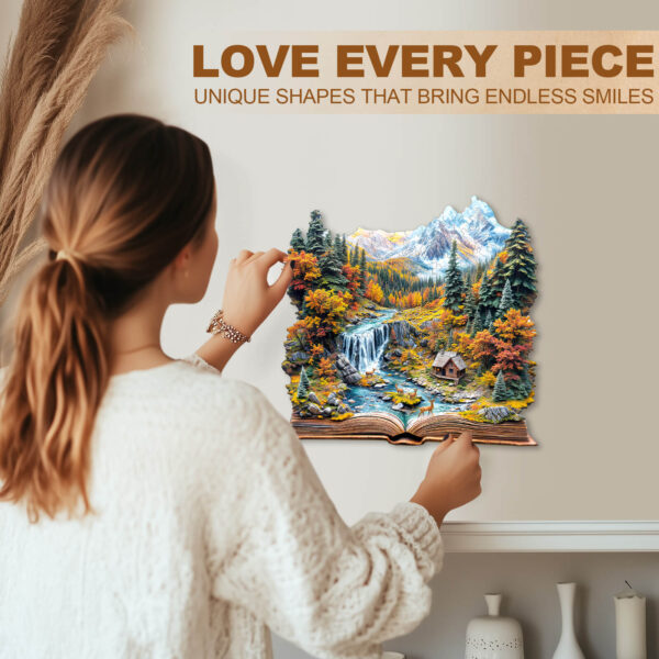Autumn Wonderland Wooden Jigsaw Puzzle - Image 10