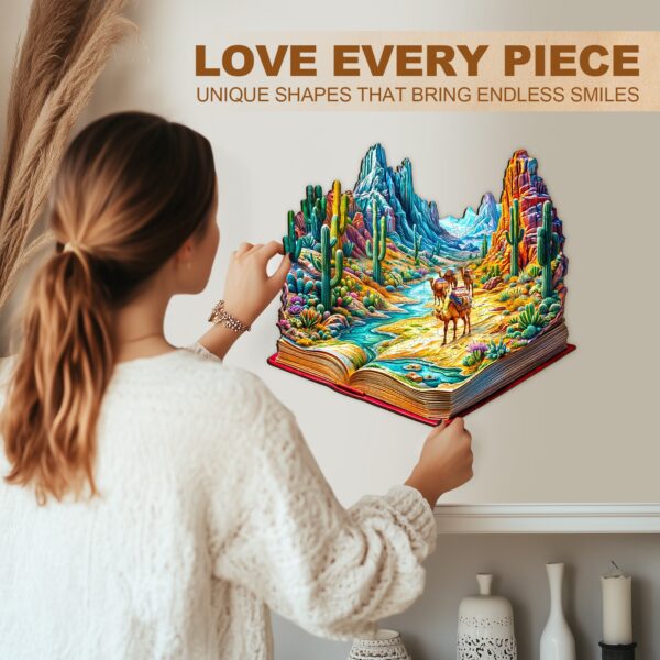 Vibrant Wilderness Wooden Jigsaw Puzzle - Image 11