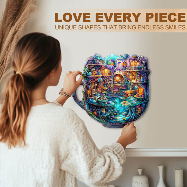 Enchanted Teapot Wooden Jigsaw Puzzle - Image 10