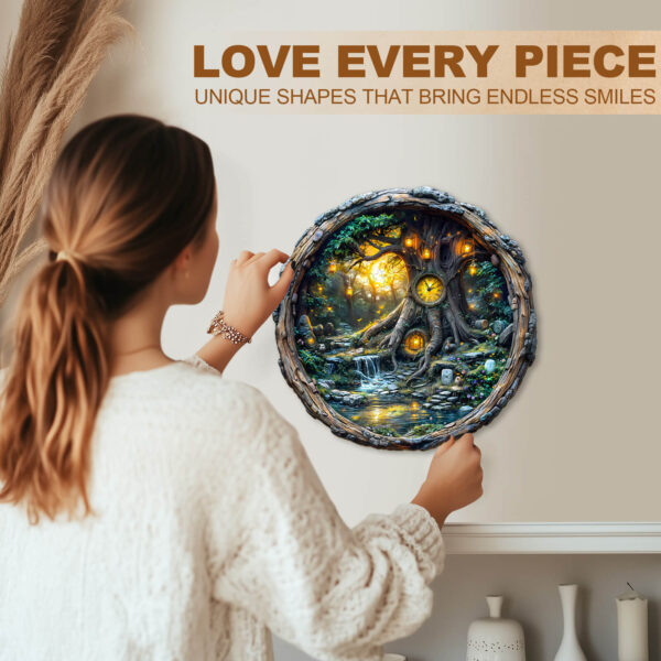 Magic time tree Wooden Jigsaw Puzzle - Image 10