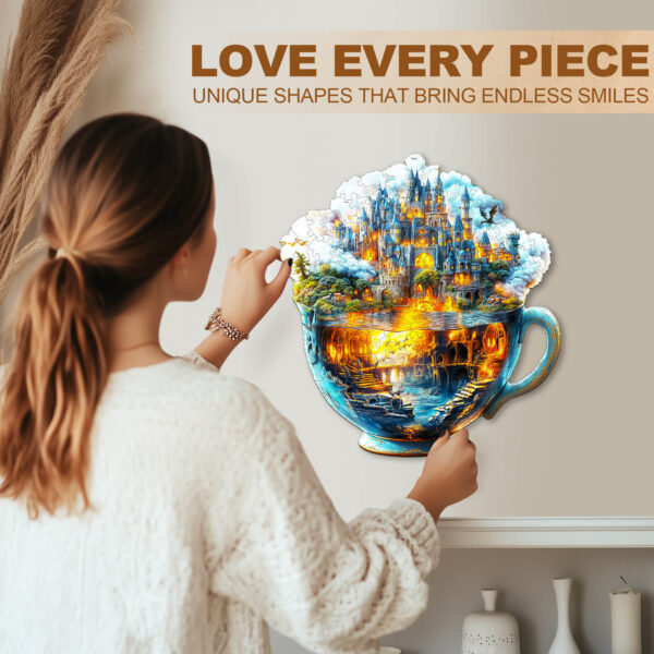 Magic cup-1 Wooden Jigsaw Puzzle - Image 10