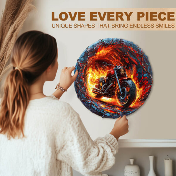 Fiery Escape Wooden Jigsaw Puzzle - Image 10