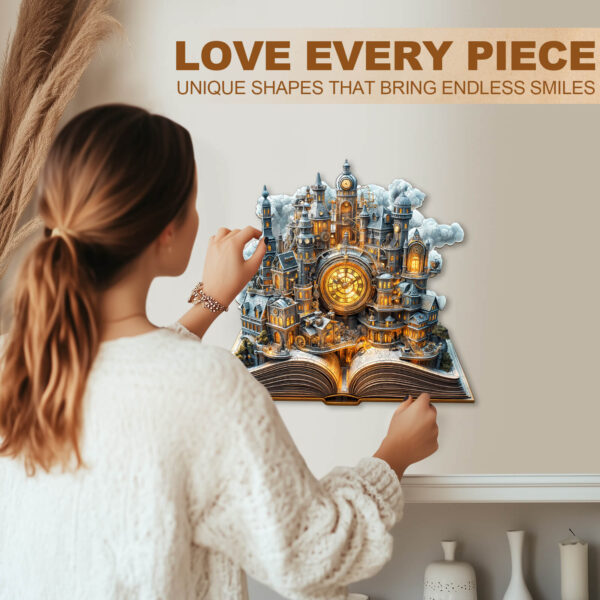 Clockwork City Wooden Jigsaw Puzzle - Image 10