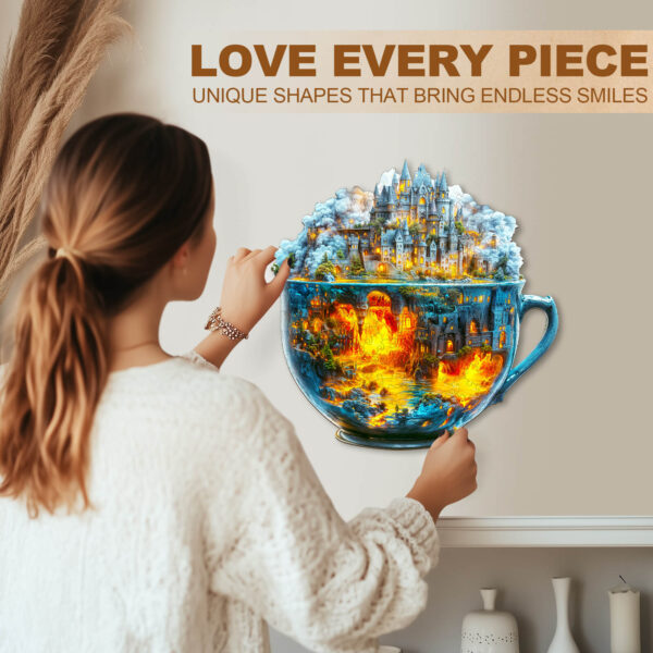 Magic cup-2 Wooden Jigsaw Puzzle - Image 10