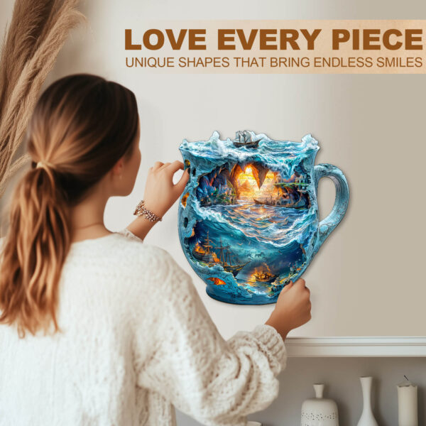 Sea navigation mug Wooden Jigsaw Puzzle - Image 7