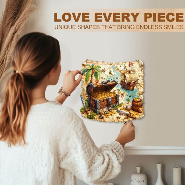 Treasure voyage  Wooden Jigsaw Puzzle - Image 8