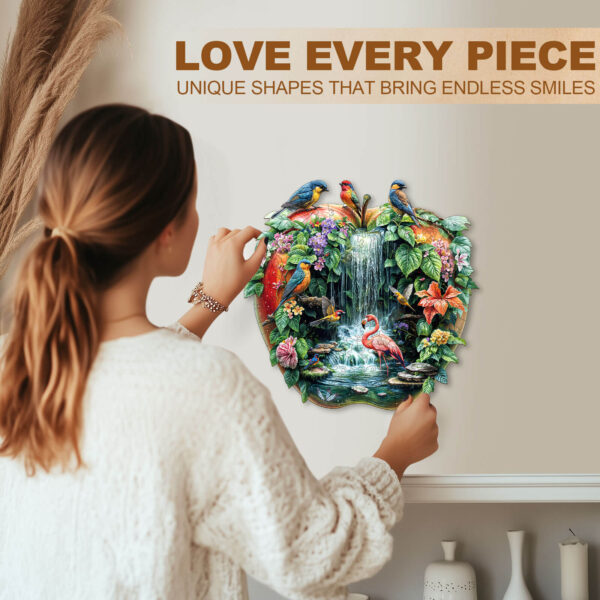 Paradise Garden Wooden Jigsaw Puzzle - Image 10