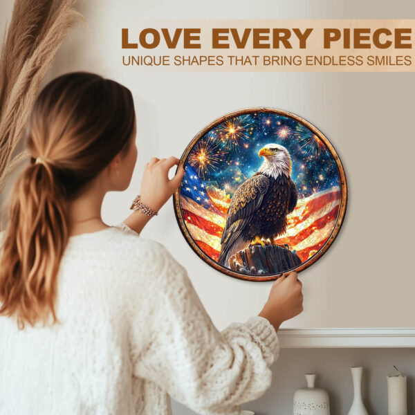 Spirit of Liberty Wooden Jigsaw Puzzle - Image 8