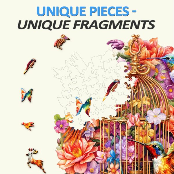 Garden Symphony Wooden Jigsaw Puzzle - Image 3
