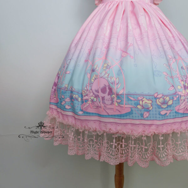 Ready to ship, Pastel Goth, Skull In Cage New Color, Night Whisper Original - Image 4