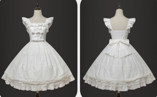 In stock, Pure Cotton Solid Color Dress - Image 2