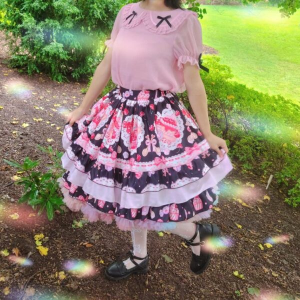 Pre-Order Sweet Cherry, Lolita Skirt, Custom Dress, Sweet Lolita