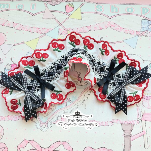 Cherry Lace Headdress - Image 3