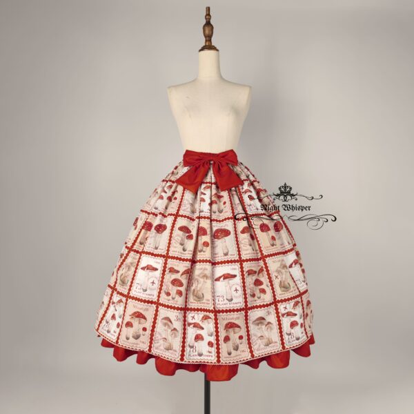 Mushroom Stamp Skirt - Long Version
